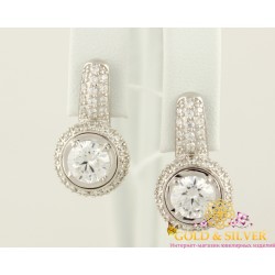 Серебряные серьги 430840с